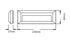 LED WALL RECTANGLE LUMINAIRE BLACK 230V AC IP65 2W 3000K 100LM RA80 SLIM32NB